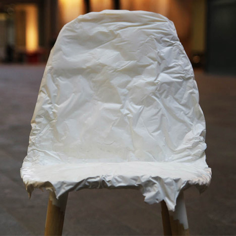 Crumpled Chair by Jongwoo Choi RCA