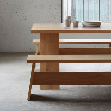 David Chipperfield creates simple furniture from wooden planks