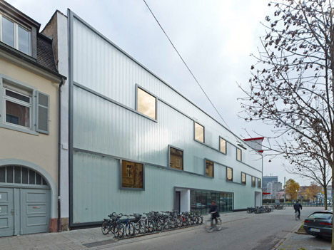 Grammar School in Karlsruhe, Germany by Netzwerk Architekten
