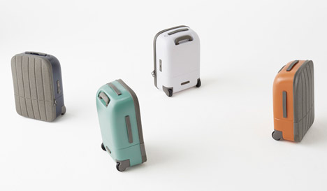 Kame suitcase by Nendo