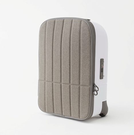 Kame suitcase by Nendo