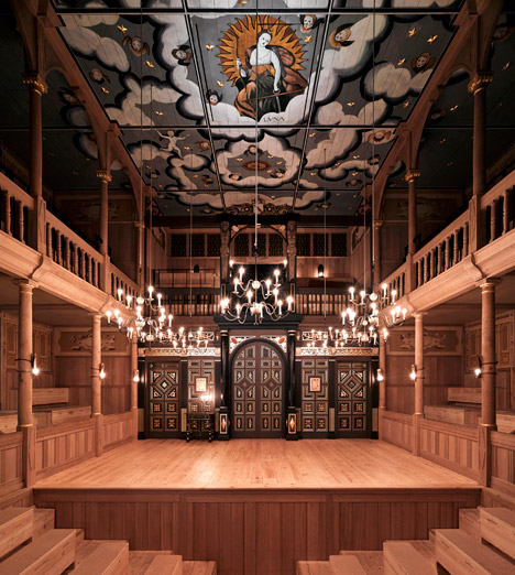 Sam Wanamaker Playhouse at the Globe Theatre - Winner of the Wood Awards 2014 Commercial & Public Access Category