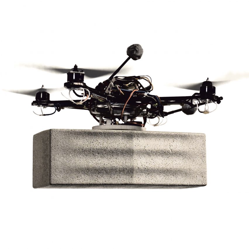 Drones can collaborate to build architectural structures