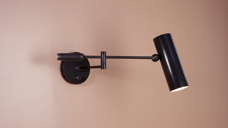 Cylinder Swing Arm Sconce
