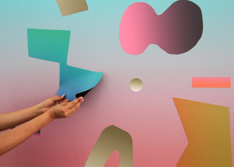 Magnetic Wallpaper Turns Ordinary Walls Into A Spontaneous