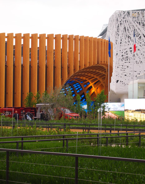 French pavilion at the Milan Expo 2015 by XTU Architects