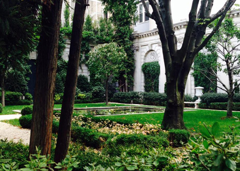 Viewing garden at New York's Frick Collection