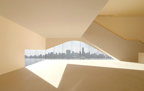 Hunters Point Community Library by Steven Holl