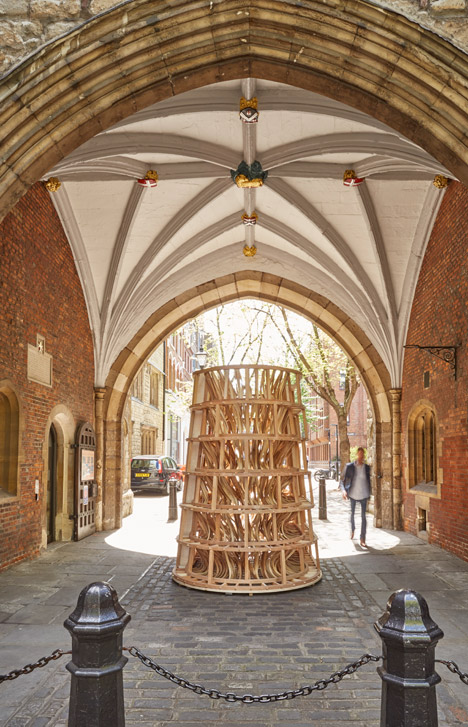 The Invisible Store at St John's Arch by Sebastian Cox for Clerkenwell Design Week