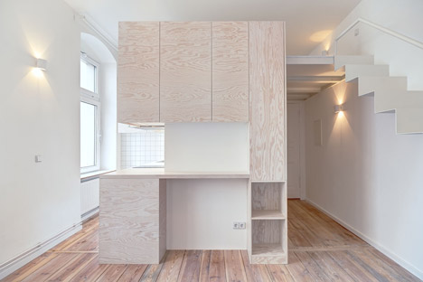 Micro-Apartment in Berlin by spamroom+johnpaulcoss