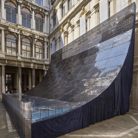 Shigeru Ban's Venice biennale installation is made from thousands of makeup cases
