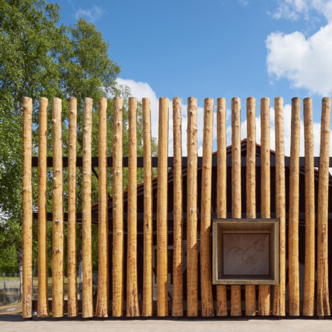 Log-clad museum by Bornstein Lyckefors honours the legacy of Finnish slash-and-burn farmers