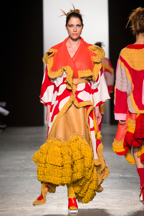 Westminster BA Fashion Design show 2015 Kate Brittain