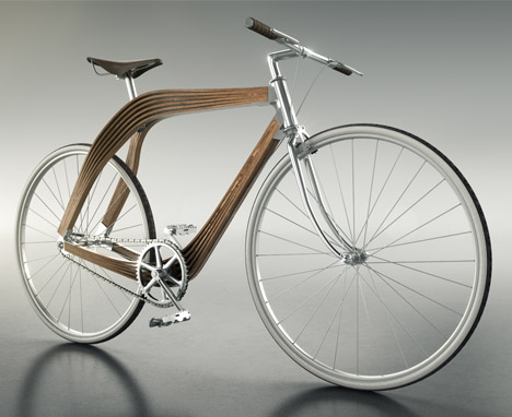Wooden composite bike by AERO