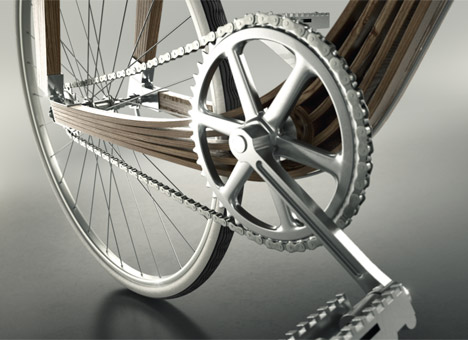 Wooden composite bike by AERO