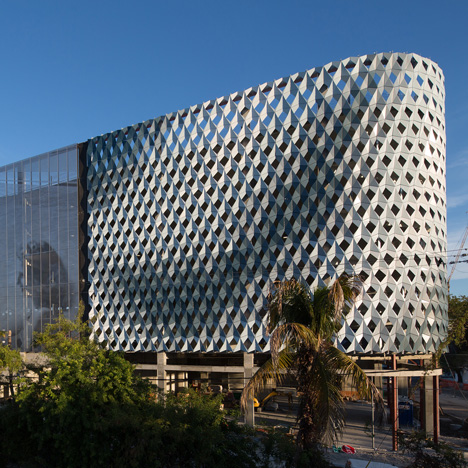 IwamotoScott and Leong Leong wrap a Miami parking garage in perforated screens
