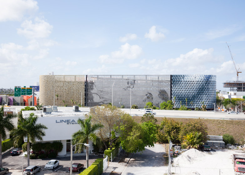 Iwamotoscott And Leong Leong Wrap A Miami Design District Parking Garage In Glistening Screens