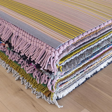 Cork rug by Hella Jongerius