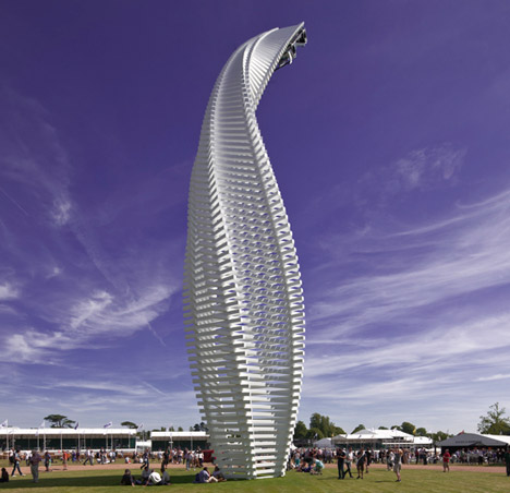 Goodwood 2015 sculpture by Gerry Judah for Mazda