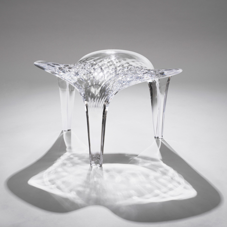 Zaha Hadid extends Liquid Glacial furniture collection