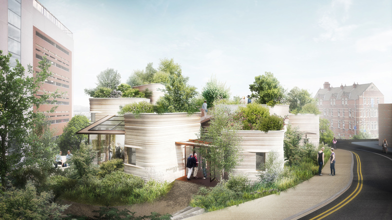 Thomas Heatherwick unveils design for plant-covered Maggie's Centre in Yorkshire