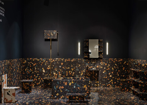 Max Lamb bathroom at Design/Miami Basel 2015