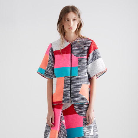 Roksanda's Resort 2016 fashion collection is patterned with Cubist shapes