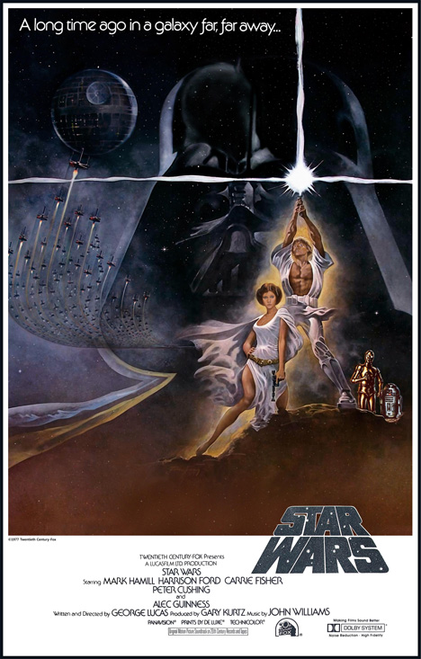 Star Wars movie poster, 1977