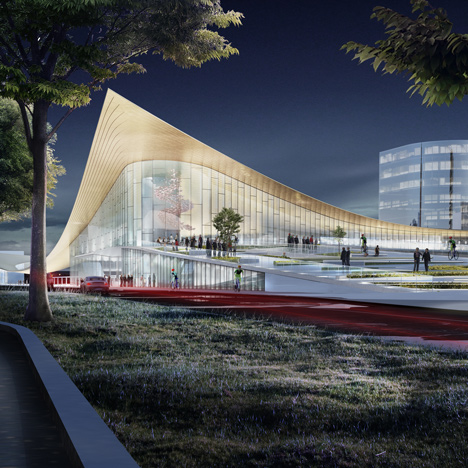 BIG unveils transport hub for one of Sweden's biggest cities