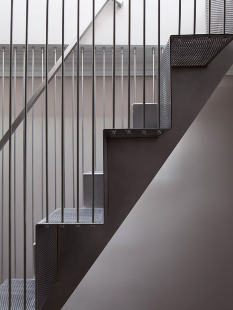 perforated metal stairs