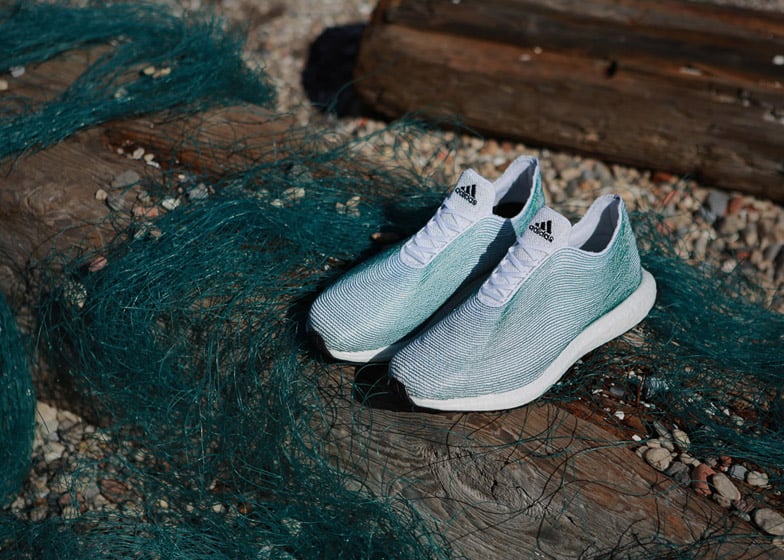Adidas unveils shoes made ocean waste