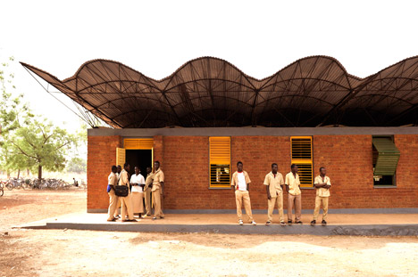 Dano Secondary School, Burkina Faso by Kéré Architecture, 2007. Photograph by Kéré Architecture