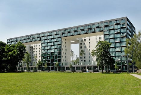 Parkrand housing Amsterdam by MVRDV