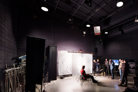 Pratt Institute new film and video building interior by WASA Studio