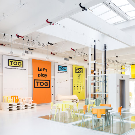 TOG's first showroom by Triptyque and Philippe Starck