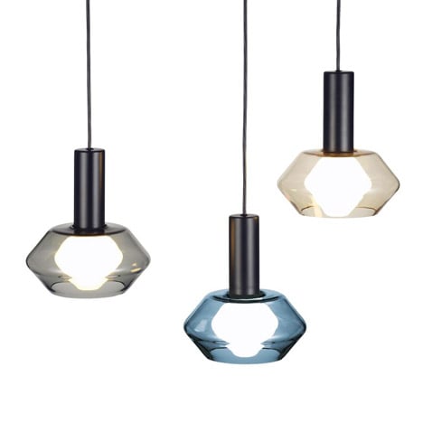 Artek reintroduces coloured glass lampshades by Tapio Wirkkala