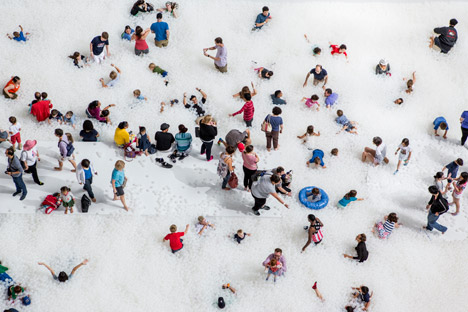 The Beach installation by Snarkitecture