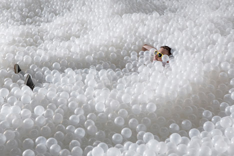 The Beach installation by Snarkitecture