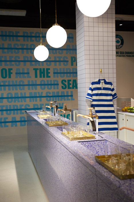 Project Ocean exhibition and Water Bar at Selfridges