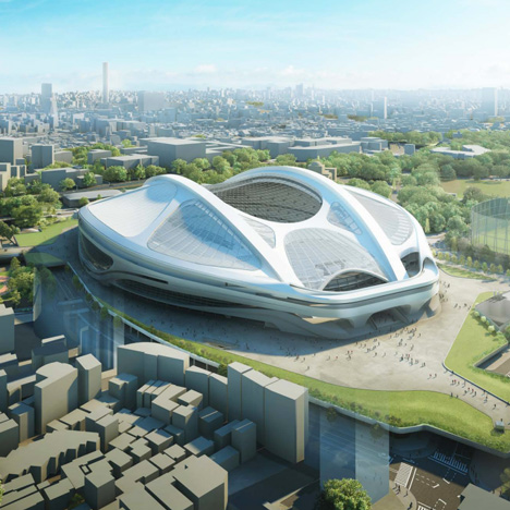 Zaha Hadid's Tokyo 2020 Olympic stadium design