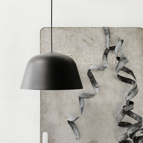 Ambit spun aluminium lamp by TAF Architects for Muuto