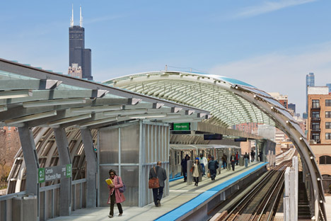 Cermak Station in Chicago by Ross Barney