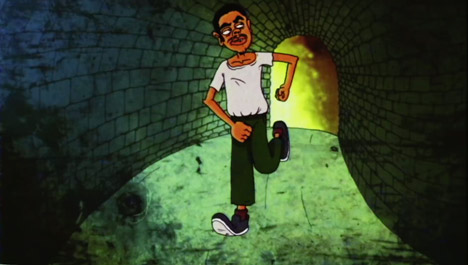 Earl Sweatshirt Off Top music video animation