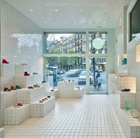 Little Shoes store interior by Nabito Architects
