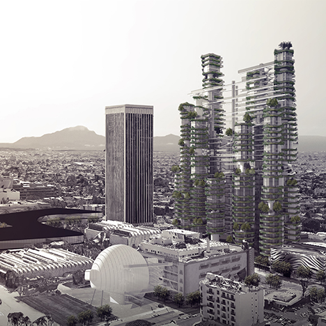 MAD proposes conceptual "vertical village" for LA as alternative to sprawl