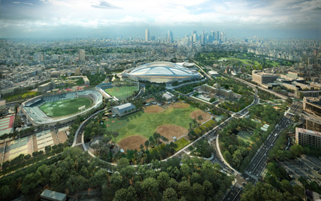 New National Stadium Tokyo by Zaha Hadid