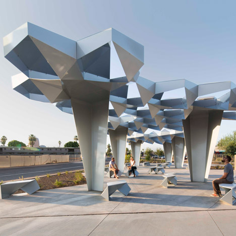 Blank Studio proposes fibre canopies for sun-drenched Arizona streets