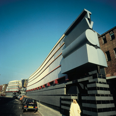 Postmodern architecture: TV-am television studios, London by Terry Farrell