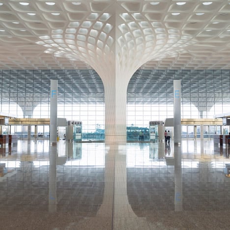 Terminal 2 building at Mumbai International Airport by SOM