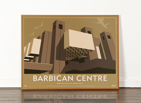 Barbican Centre poster by Dorothy